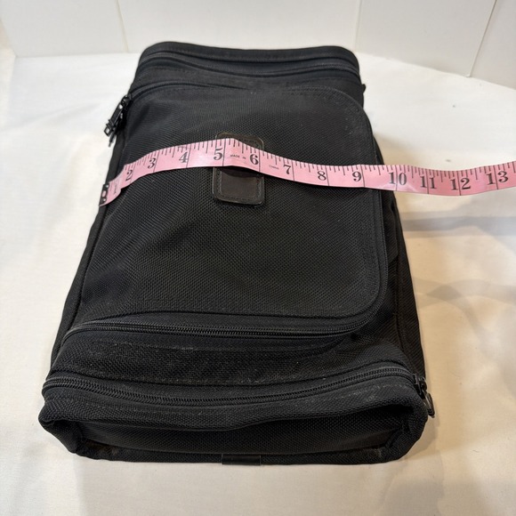 Tumi Alpha Split Travel Kit Toiletry Bag Black Ballistic Nylon Organizer - Picture 3 of 10